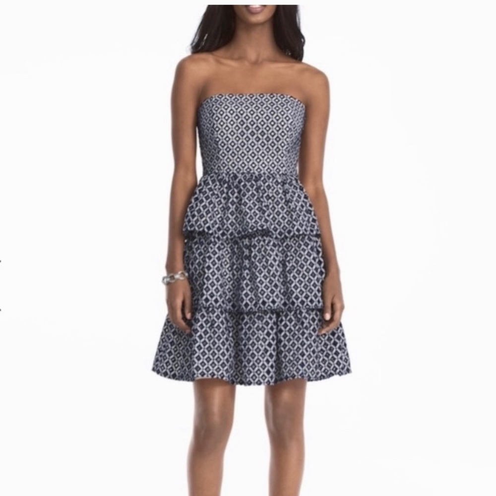 White House Black Market Tiered Dress